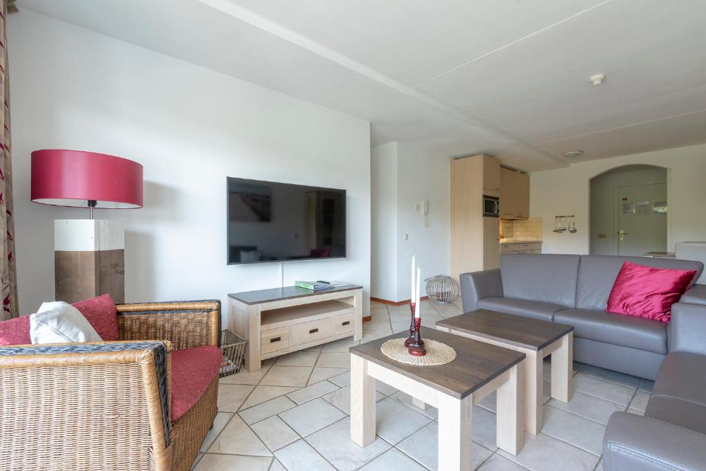 Posezení v ubytování Wijde Blick appartement 211 - Callantsoog