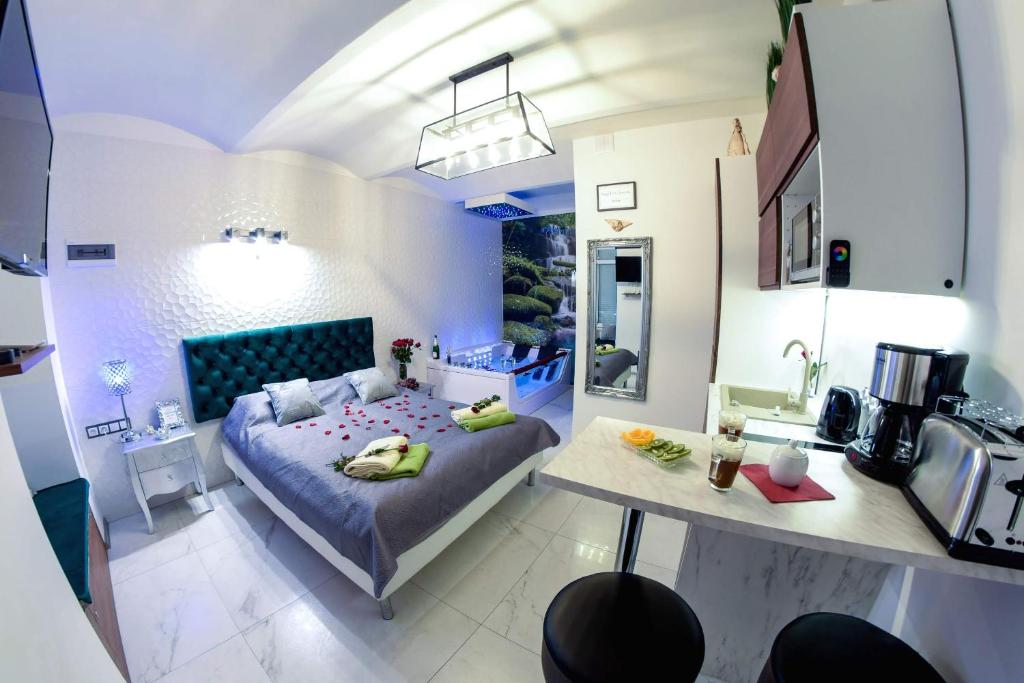 Kuchyňa alebo kuchynka v ubytovaní Apartment Jacuzzi