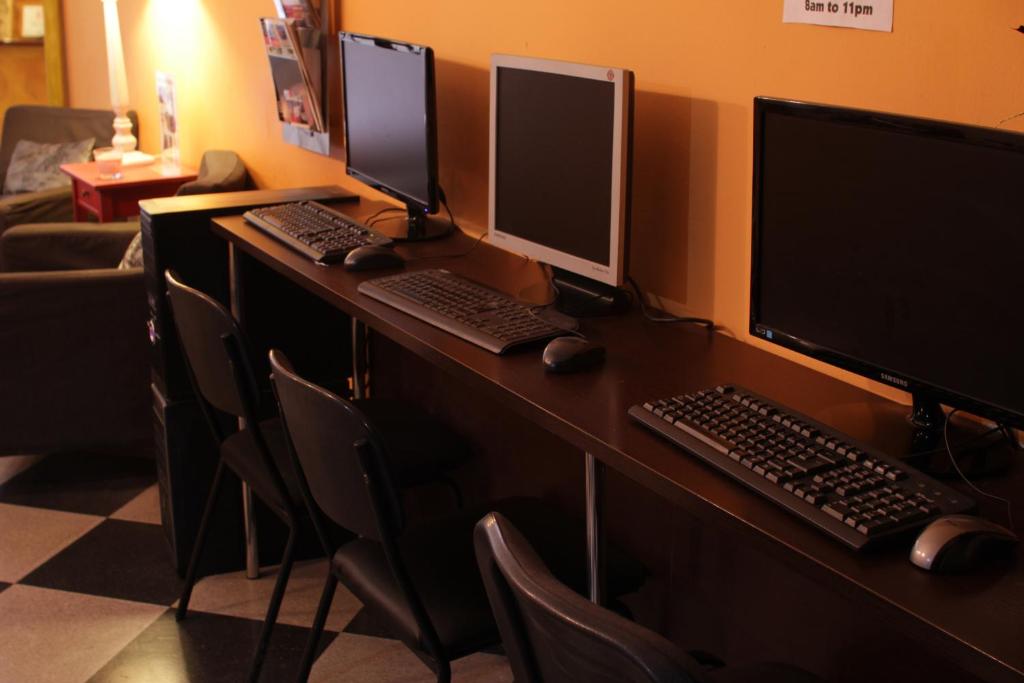 TV a/nebo společenská místnost v ubytování Hostel New York