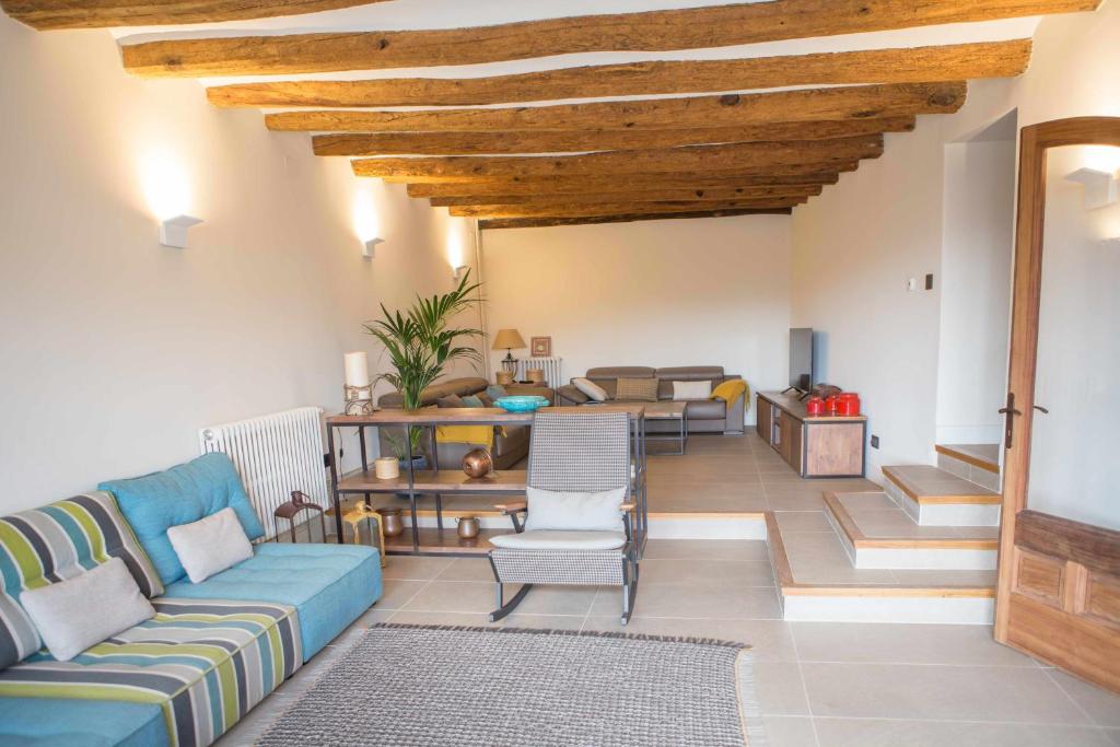 Posedenie v ubytovaní Casa rural Masia Les Apieres