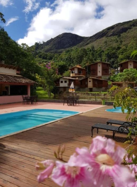  Flat com lareira ecológica e café da manhã em Pedra Azul