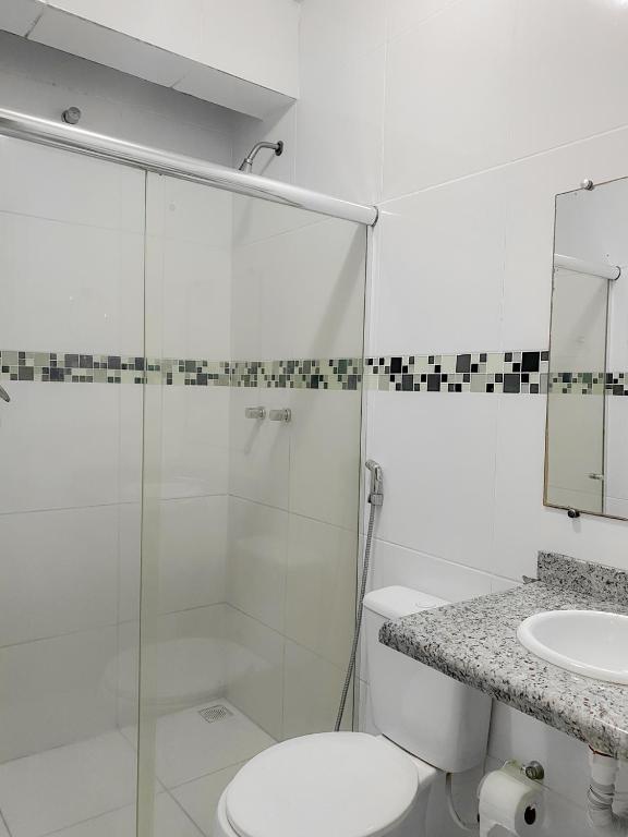 Koupelna v ubytování Principe Hotel