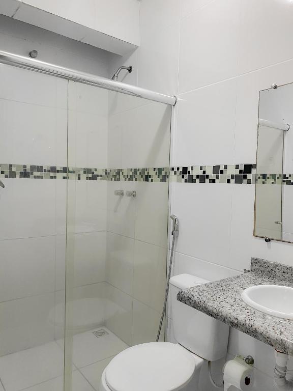 Koupelna v ubytování Principe Hotel