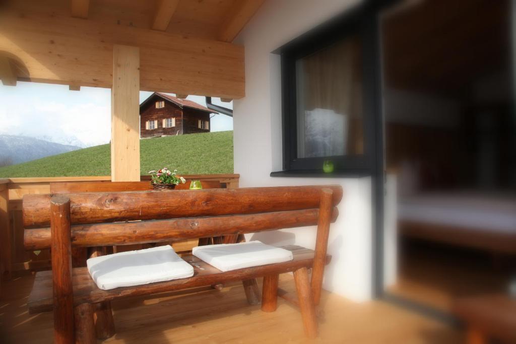 Posezení v ubytování Apart Grubertal