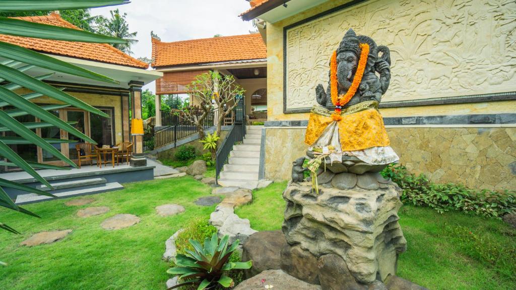Zahrada ubytování Abhirama Villas and Spa