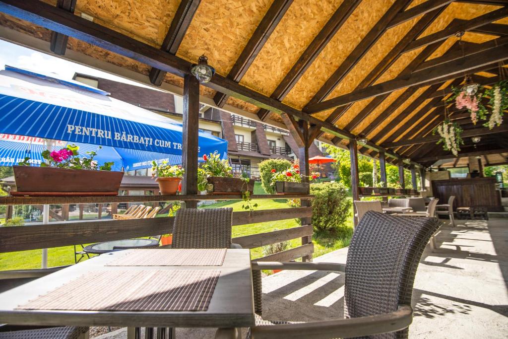 Restaurace v ubytování Pensiunea Andreea