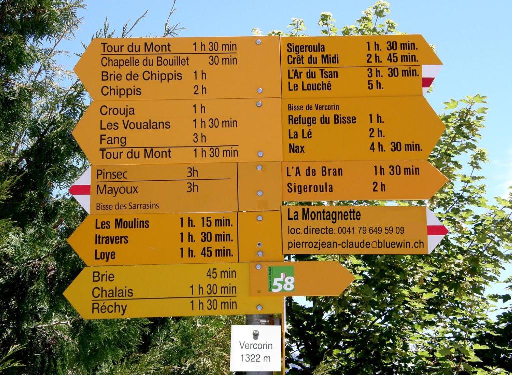 Certifikát, hodnocení, plakát nebo jiný dokument vystavený v ubytování La Montagnette, VERCORIN