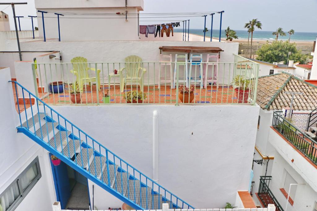 Balkon lub taras w obiekcie Habitación Cañaveral Playa Conil III