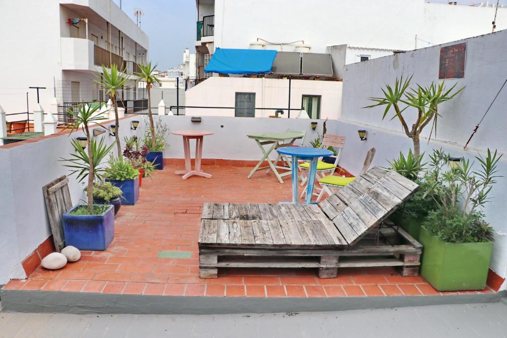 Balkon lub taras w obiekcie Habitación Cañaveral Playa Conil III