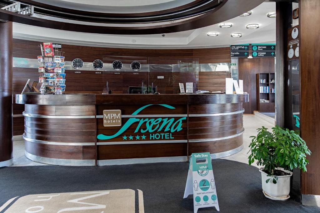 Certifikát, hodnocení, plakát nebo jiný dokument vystavený v ubytování MPM Hotel Arsena - Ultra All Inclusive