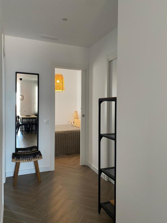 A bed or beds in a room at Atic Port Experience