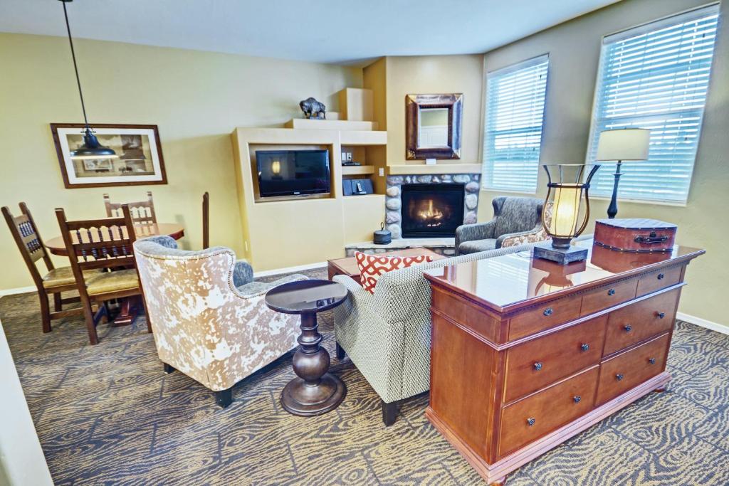 Kuchyň nebo kuchyňský kout v ubytování WorldMark Bison Ranch