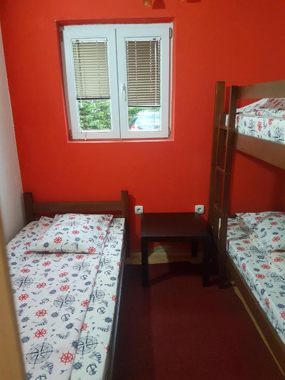 Postel nebo postele na pokoji v ubytování Hostel Highlander