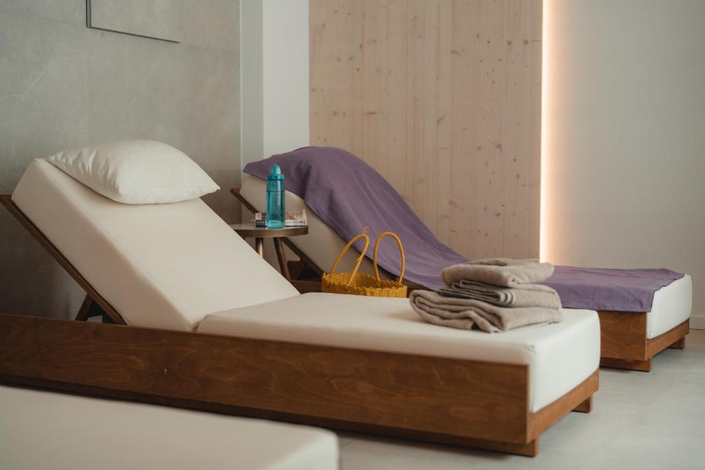 Posezení v ubytování Zermatt Budget Rooms