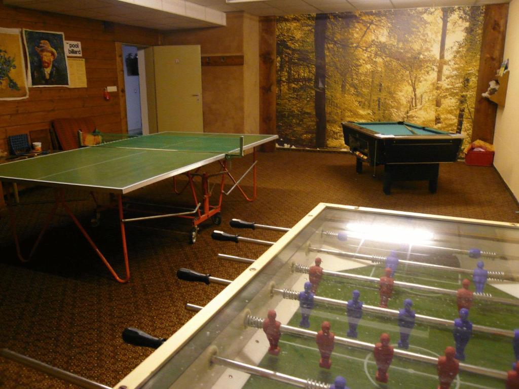 Herní místnost v ubytování Raffl's Hotel