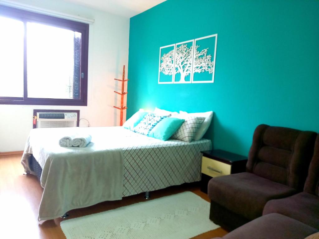  Apartamento Completo no Centro São Leopoldo com Sacada Net Wi-Fi