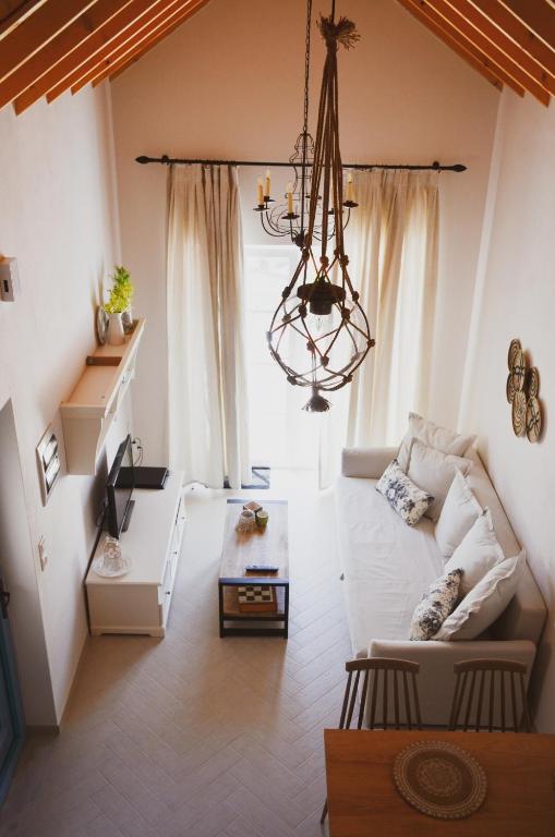 Posezení v ubytování Samothrakis Michelangelo 101 Luxury apartment