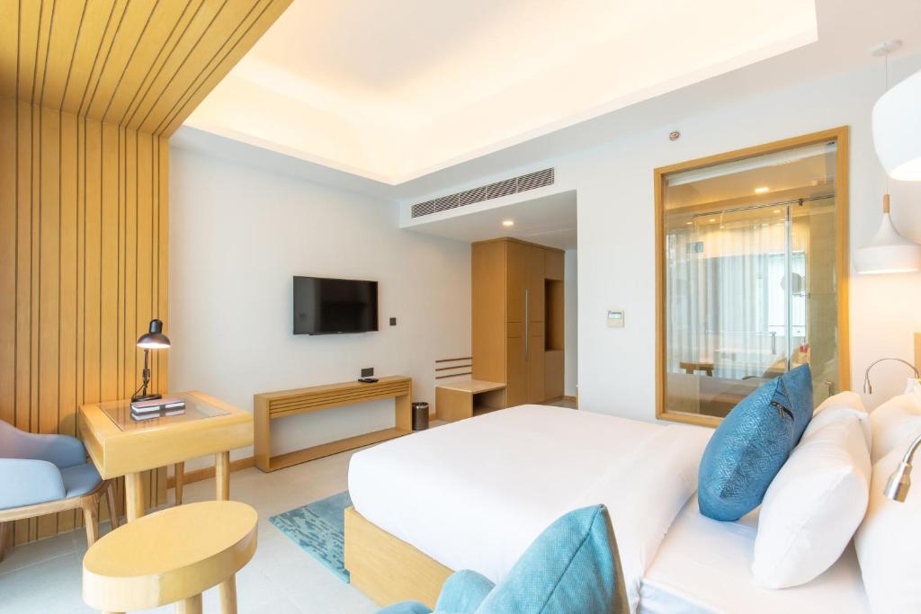 TV a/nebo společenská místnost v ubytování Hotel Siraichuli