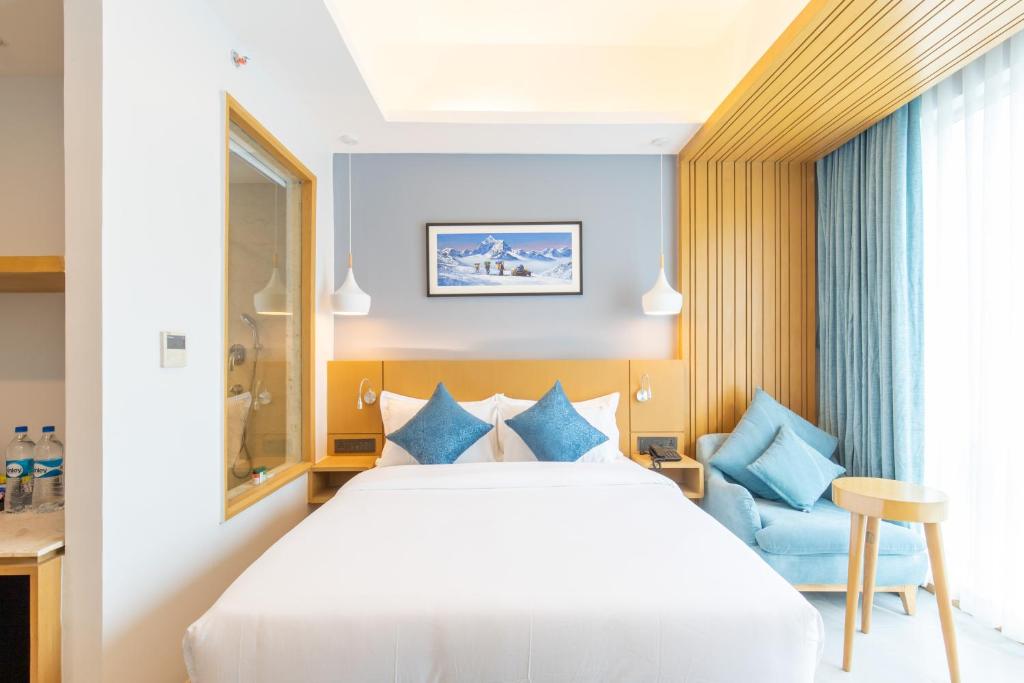 Postel nebo postele na pokoji v ubytování Hotel Siraichuli
