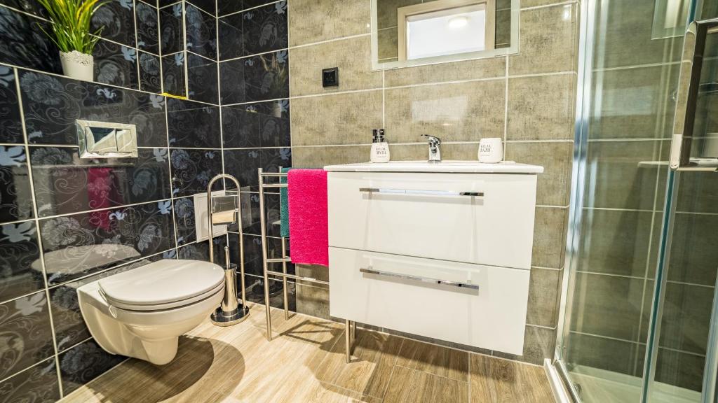 Kúpeľňa v ubytovaní Apartamenty Silvana