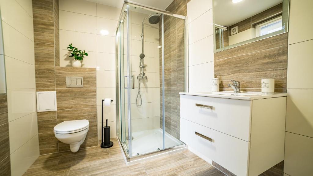 Kúpeľňa v ubytovaní Apartamenty Silvana
