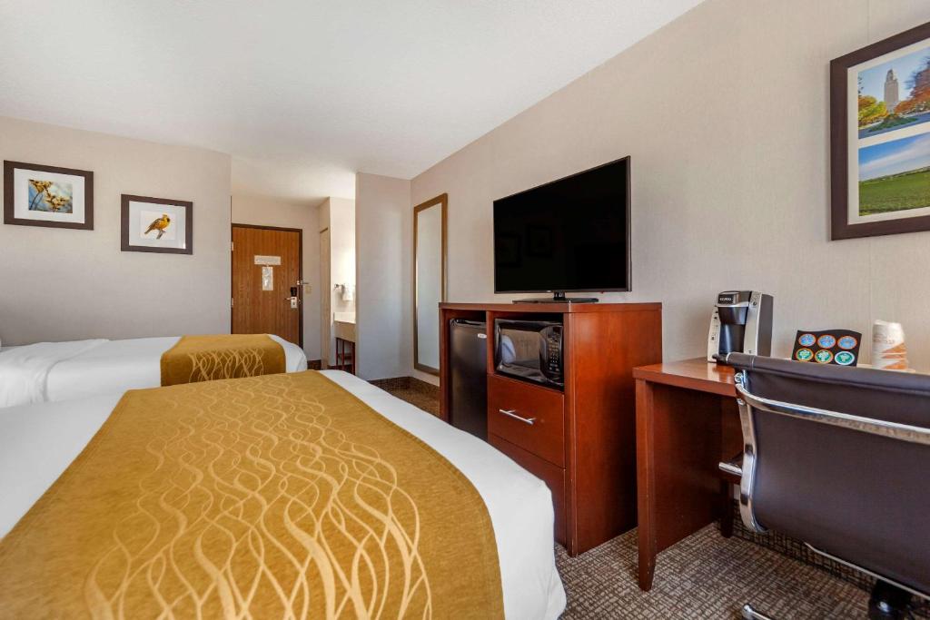 Comfort Inn Grand Island North - 豪华大号床间 - 带两张大号床 - 禁烟