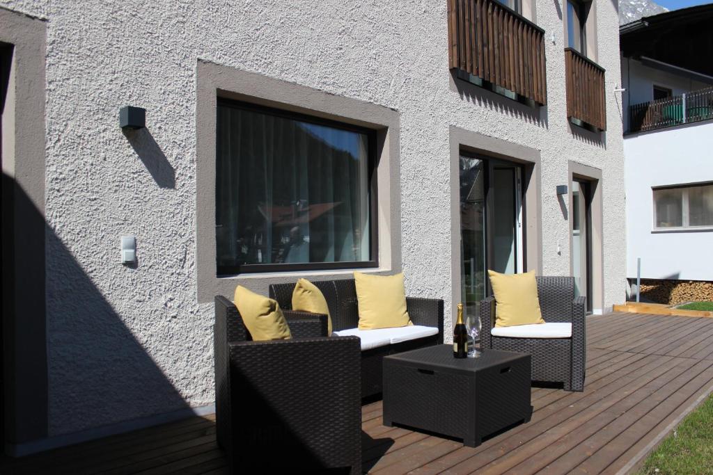 Posezení v ubytování Apartments Rainer