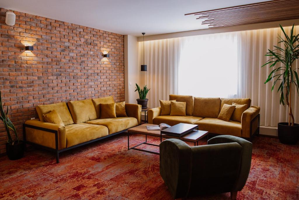 Posezení v ubytování Hotel Kapri
