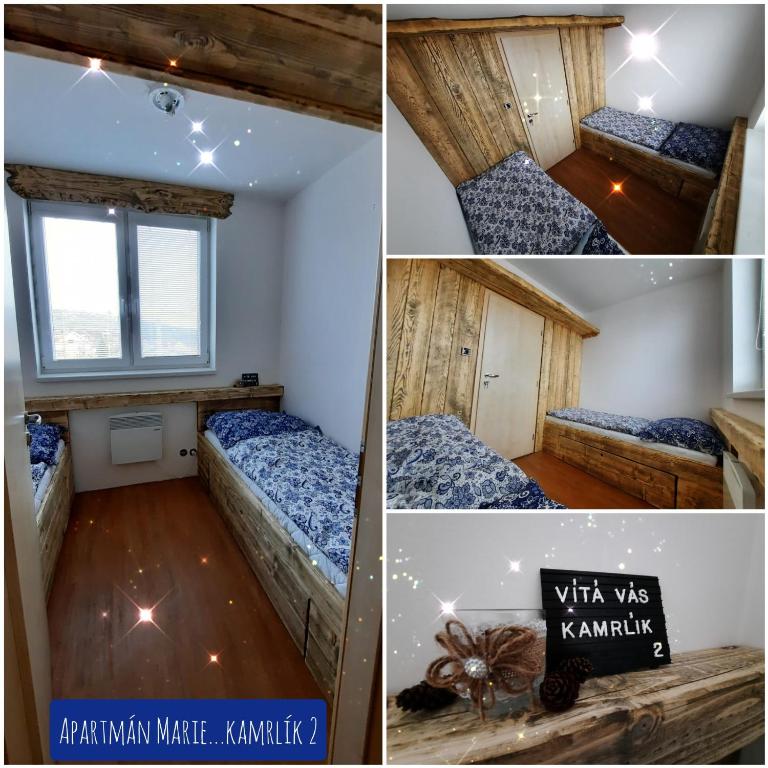Postel nebo postele na pokoji v ubytování Apartmán Marie