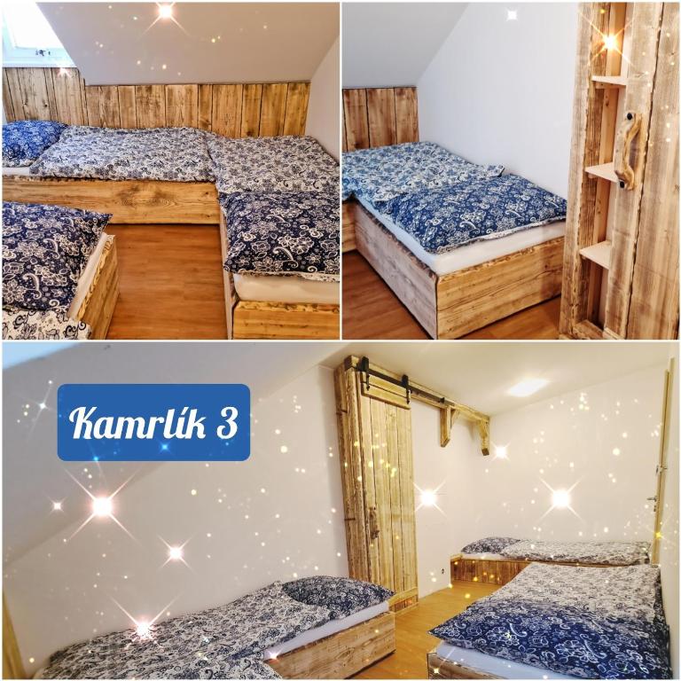 Postel nebo postele na pokoji v ubytování Apartmán Marie