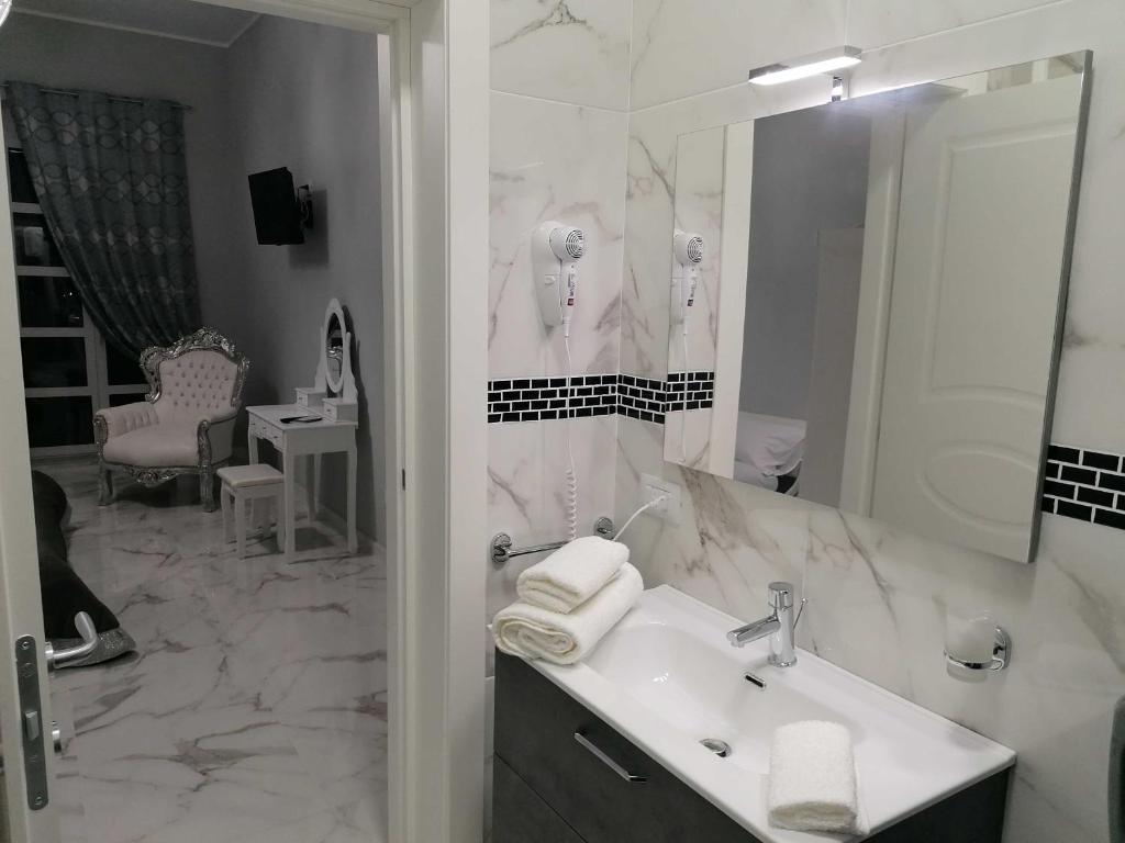Koupelna v ubytování B&B WHITE HOUSE