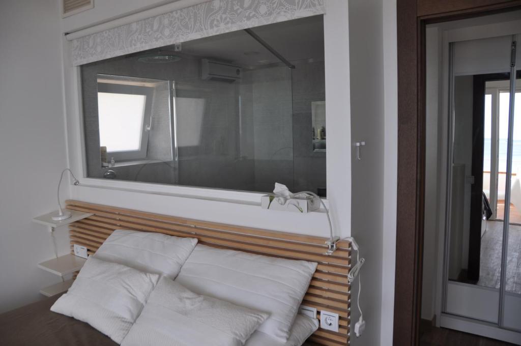 Posteľ alebo postele v izbe v ubytovaní Magnifique appartement avec une incroyable vue sur mer