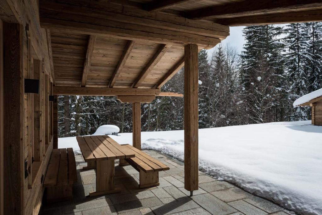 Chalet-karwendel v zimě
