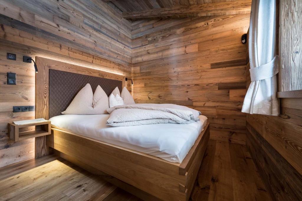 Postel nebo postele na pokoji v ubytování Chalet-karwendel