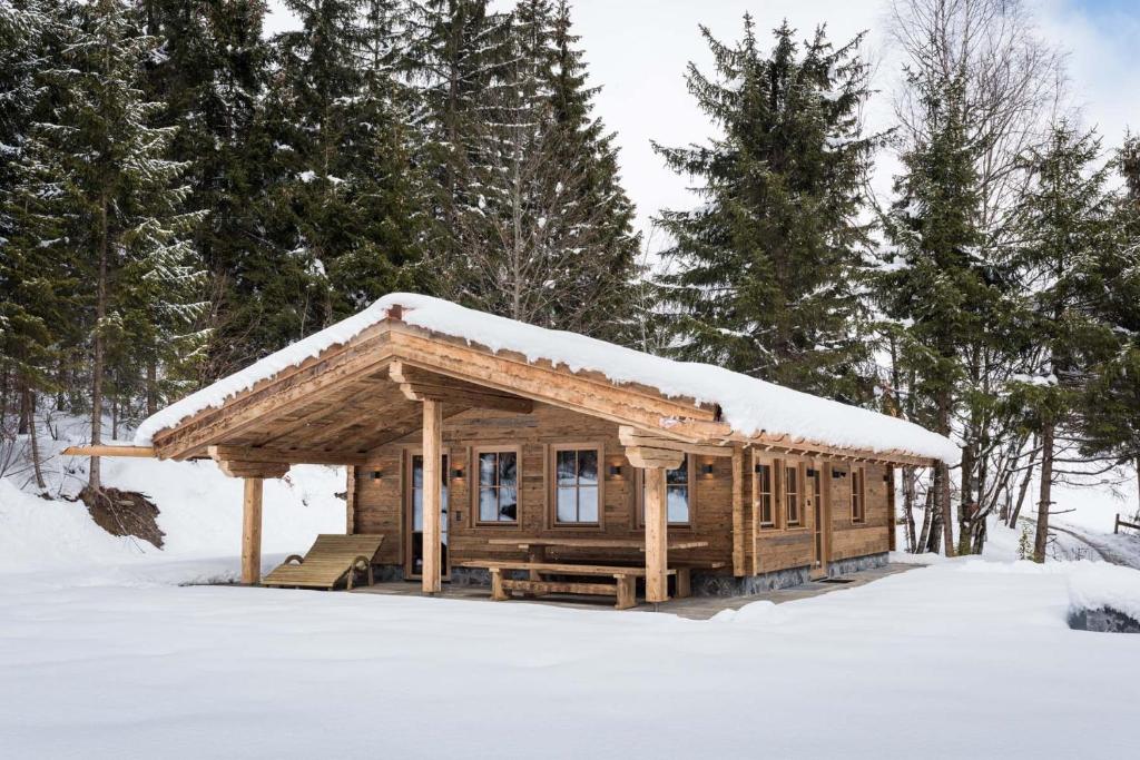 Chalet-karwendel v zimě