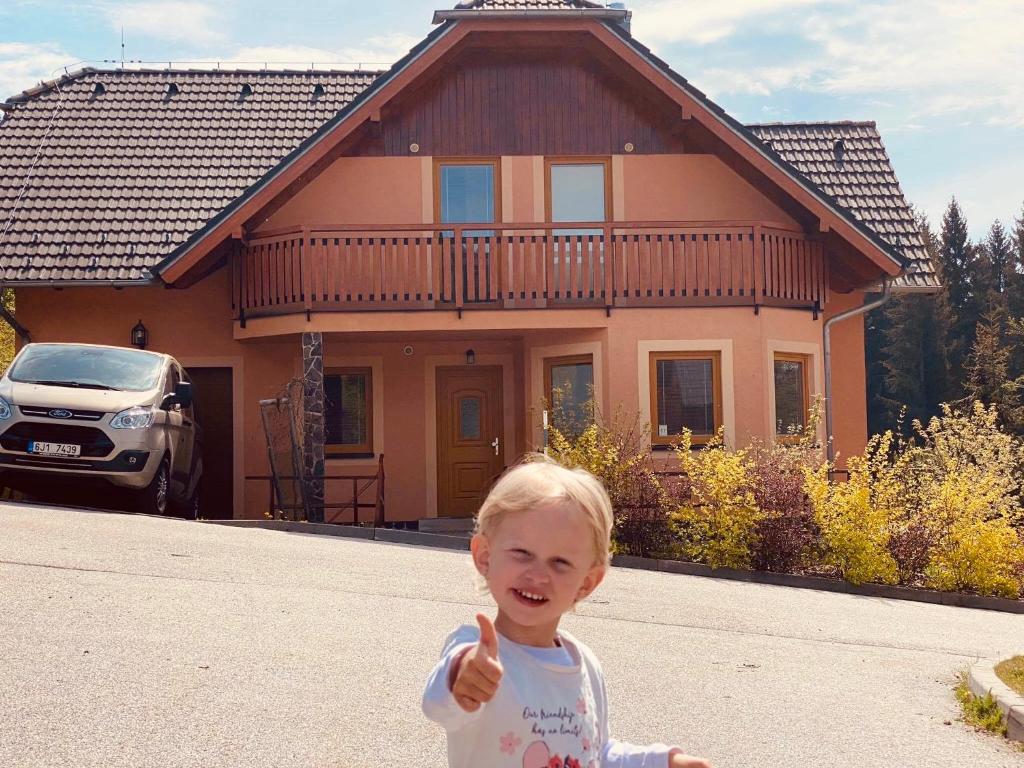Dzieci zatrzymujące się w obiekcie Villa Slupečná