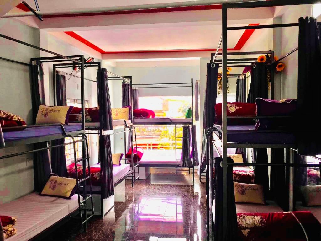 Posezení v ubytování Meo Vac Cosy Hostel