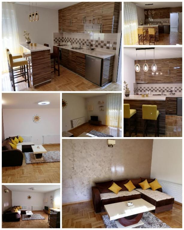 Kuchyň nebo kuchyňský kout v ubytování Apartman Jasna