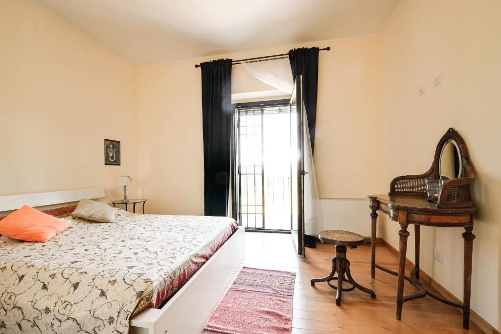 Posteľ alebo postele v izbe v ubytovaní Podere Campo del Piano