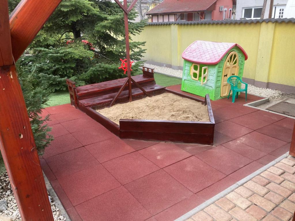 Zahrada ubytování Príma Vendégház