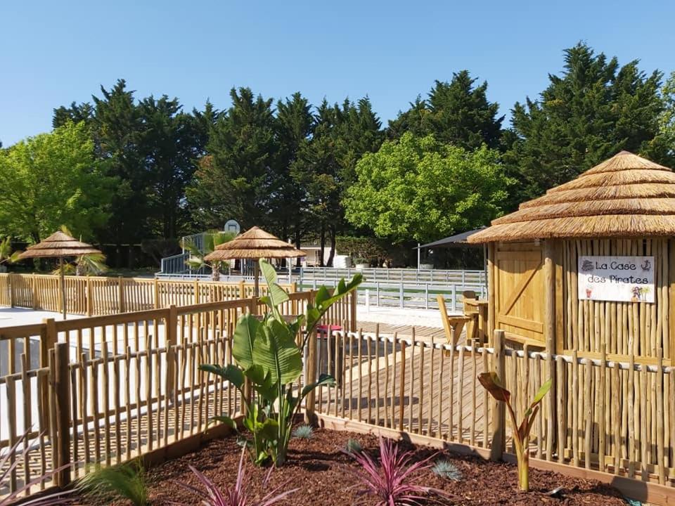 Zahrada ubytování Camping Les Maraises
