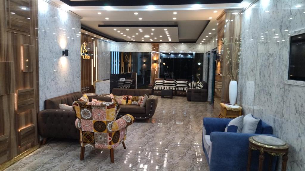 Posezení v ubytování 4S Hotel Dahab
