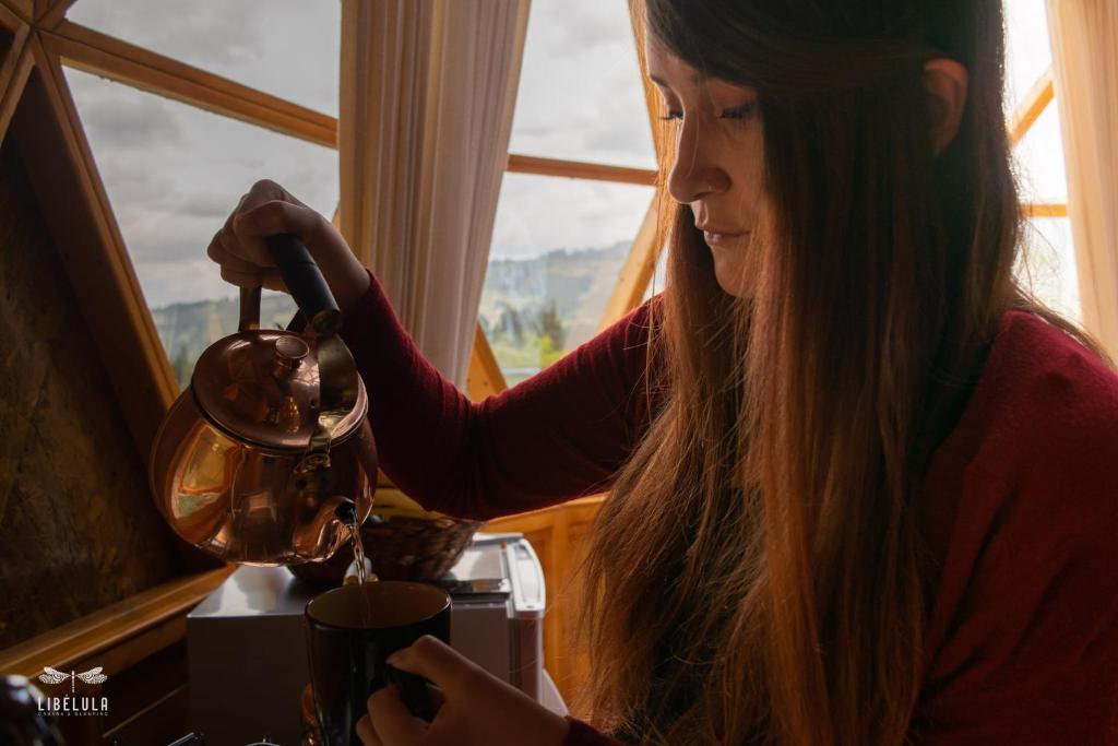 Tetamu yang menginap di Libélula Glamping con jacuzzi