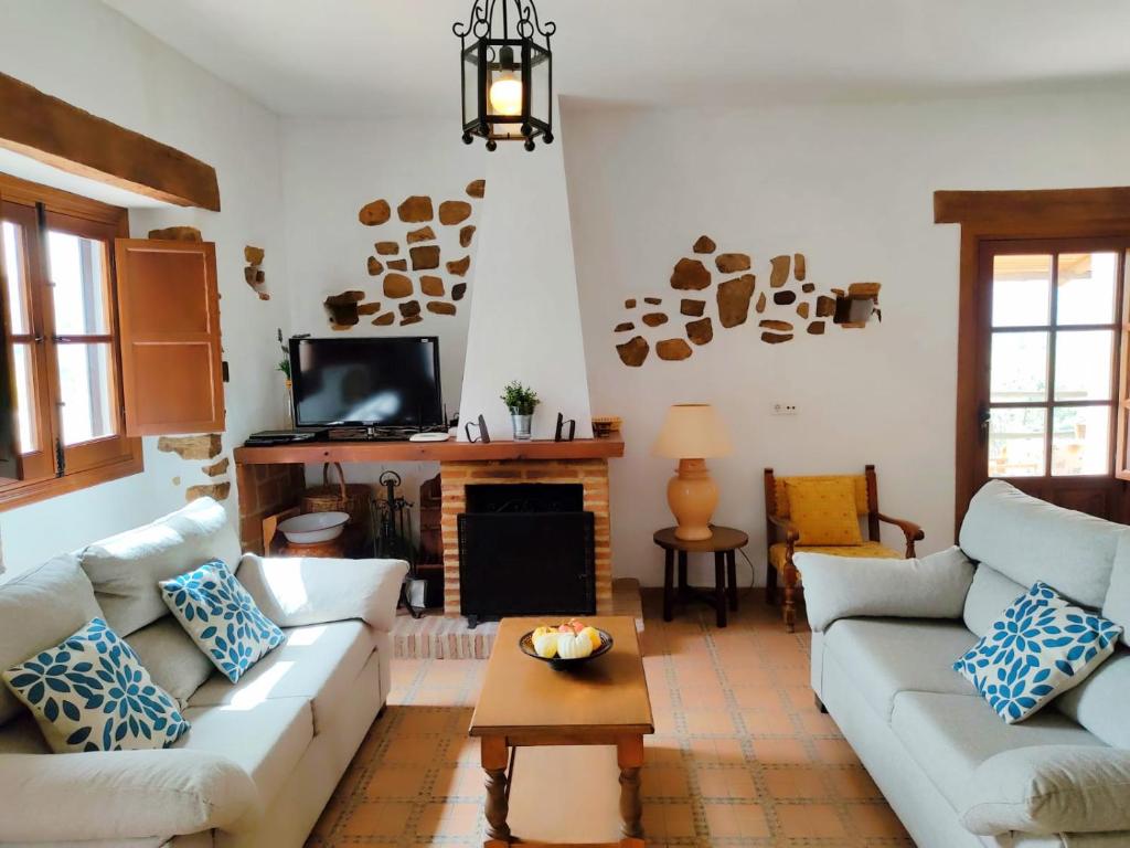 Część wypoczynkowa w obiekcie Villa Huerta Nacimiento
