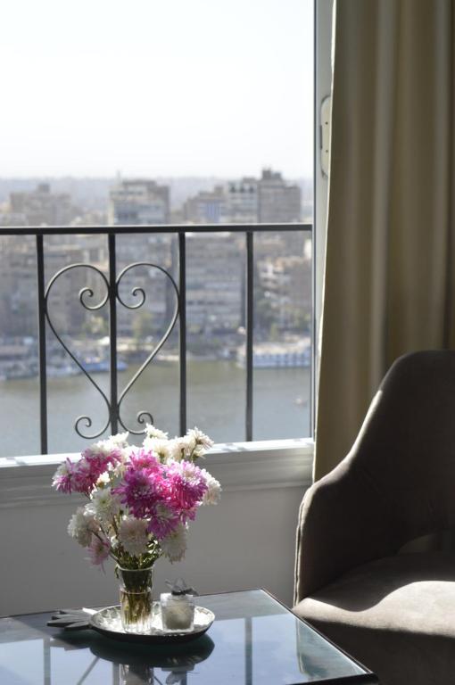 Posezení v ubytování Nile View Inn