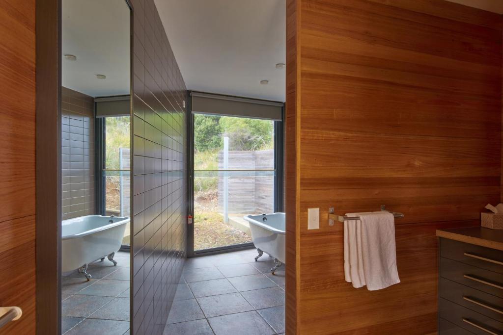 Koupelna v ubytování Denison Rivulet Retreats