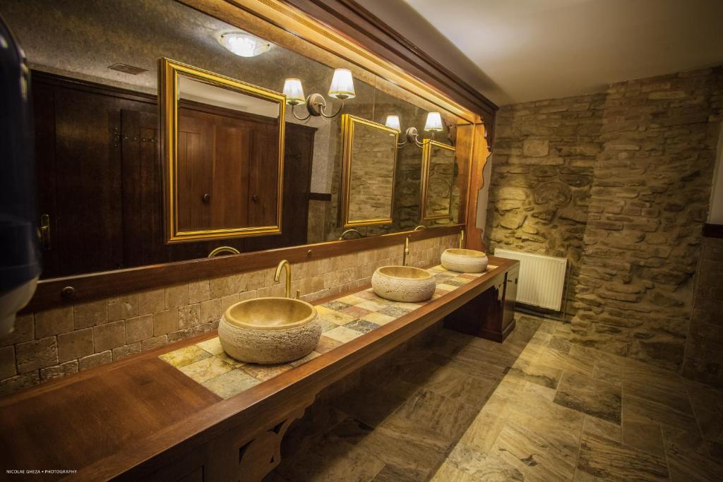 Koupelna v ubytování Hotel Sighişoara