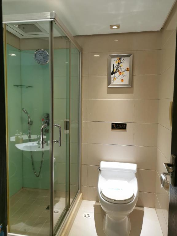 Koupelna v ubytování Hua Shi Hotel