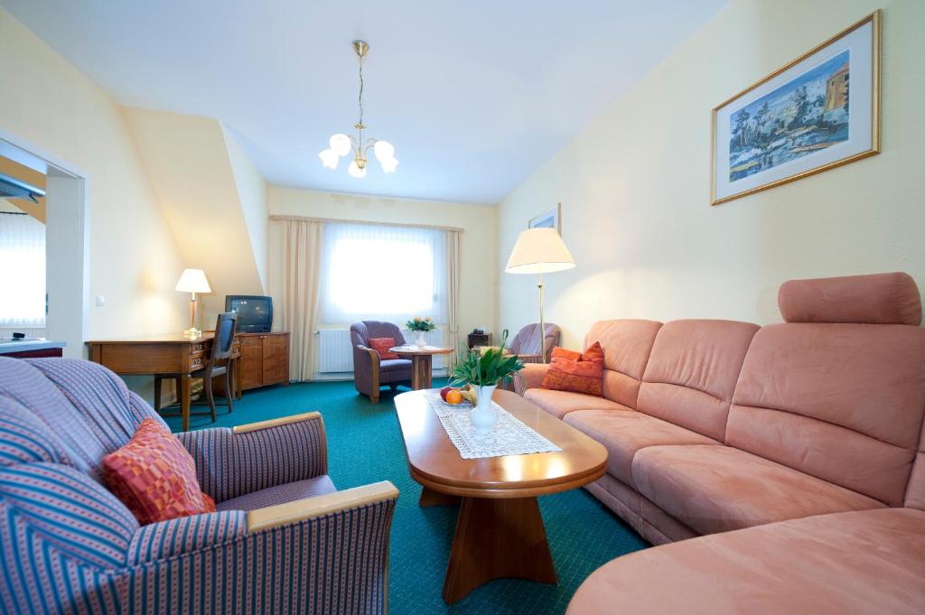 Posezení v ubytování Hotel Spöttel