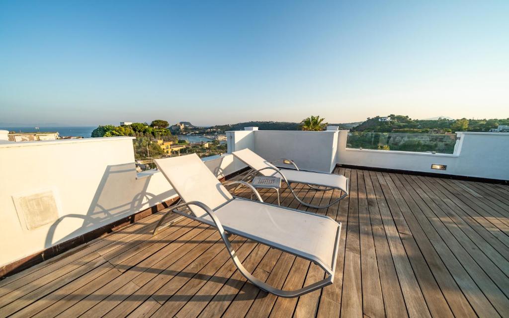 A balcony or terrace at Hotel Il Gabbiano